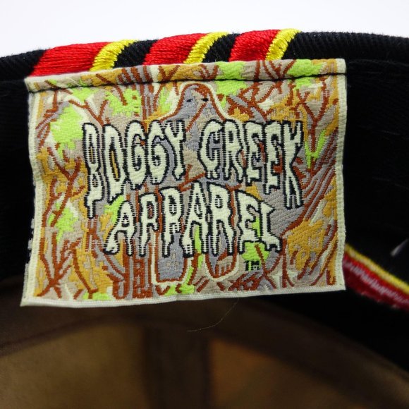 Boggy Creek TNi Embroidered Flames Strapback Camo Baseball Cap Hat - Picture 6 of 9